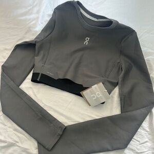 On Running Gray Long Sleeve Top